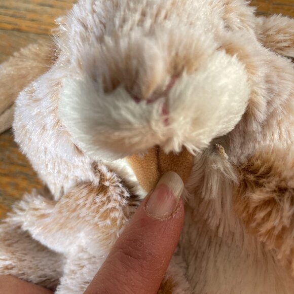 Folkmanis Rabbit Puppet Lop Bunny Easter Small White Tan 6.5" - Picture 7 of 9